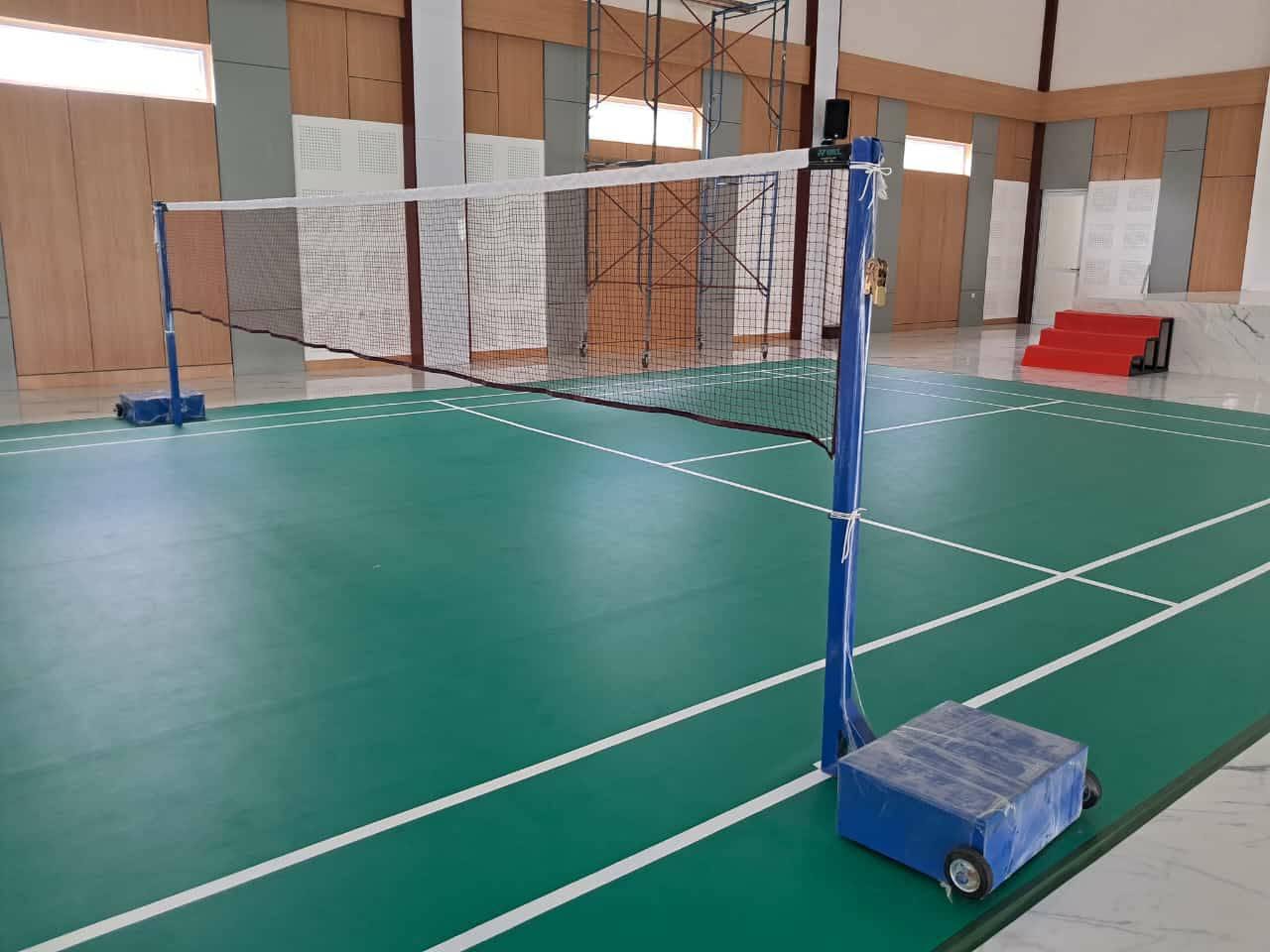 Tiang Bulu Tangkis Portable Berkualitas dan Tahan Lama Gratis Net Jaring